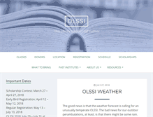 Tablet Screenshot of olssi.org